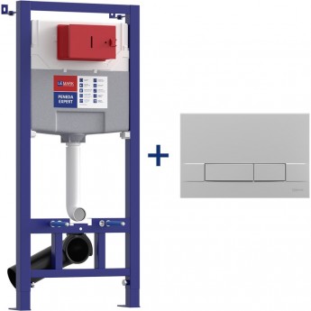 Сет: Инсталляция LEMARK PENEDA EXPERT + кнопка смыва BIT хром матовый