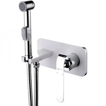 Смеситель LEMARK MELANGE LM4919CW с гигиеническим душем Смеситель LEMARK MELANGE LM4919CW с гигиеническим душем